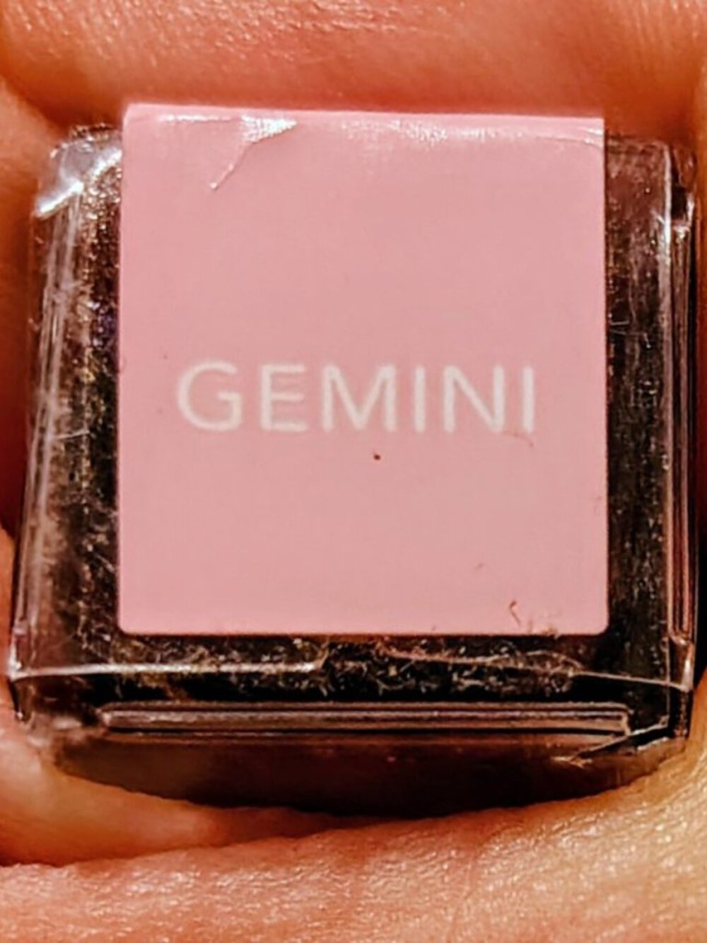 Lime Crime Gemini is a maroon-blue duochrome iridescent lip topper